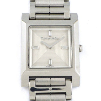 Tiffany & Co Watch Makers 4 Point Diamond Index Square