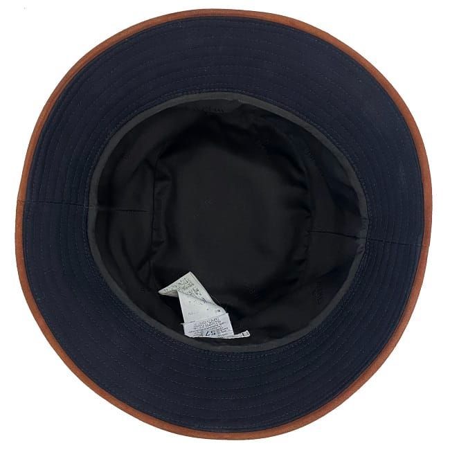 Hermes Bucket Hat Black Brown Buckeye Size 57