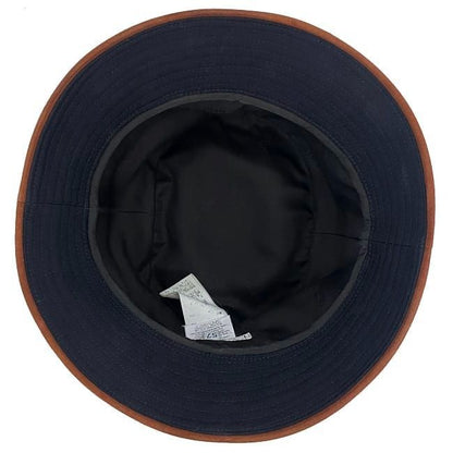 Hermes Bucket Hat Black Brown Buckeye Size 57