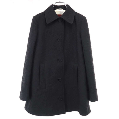Gucci Textured Coat Black 38