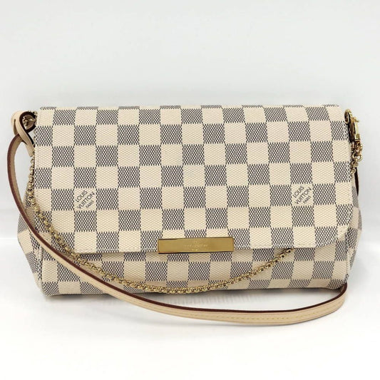 Louis Vuitton Favorite MM Damier Azur Shoulder Bag