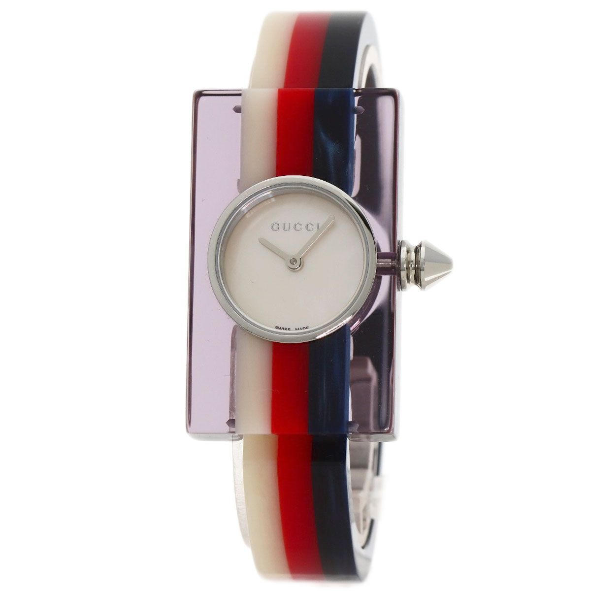 Gucci Vintage Web Watch SS Acrylic Resin