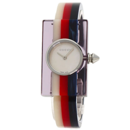Gucci Vintage Web Watch SS Acrylic Resin