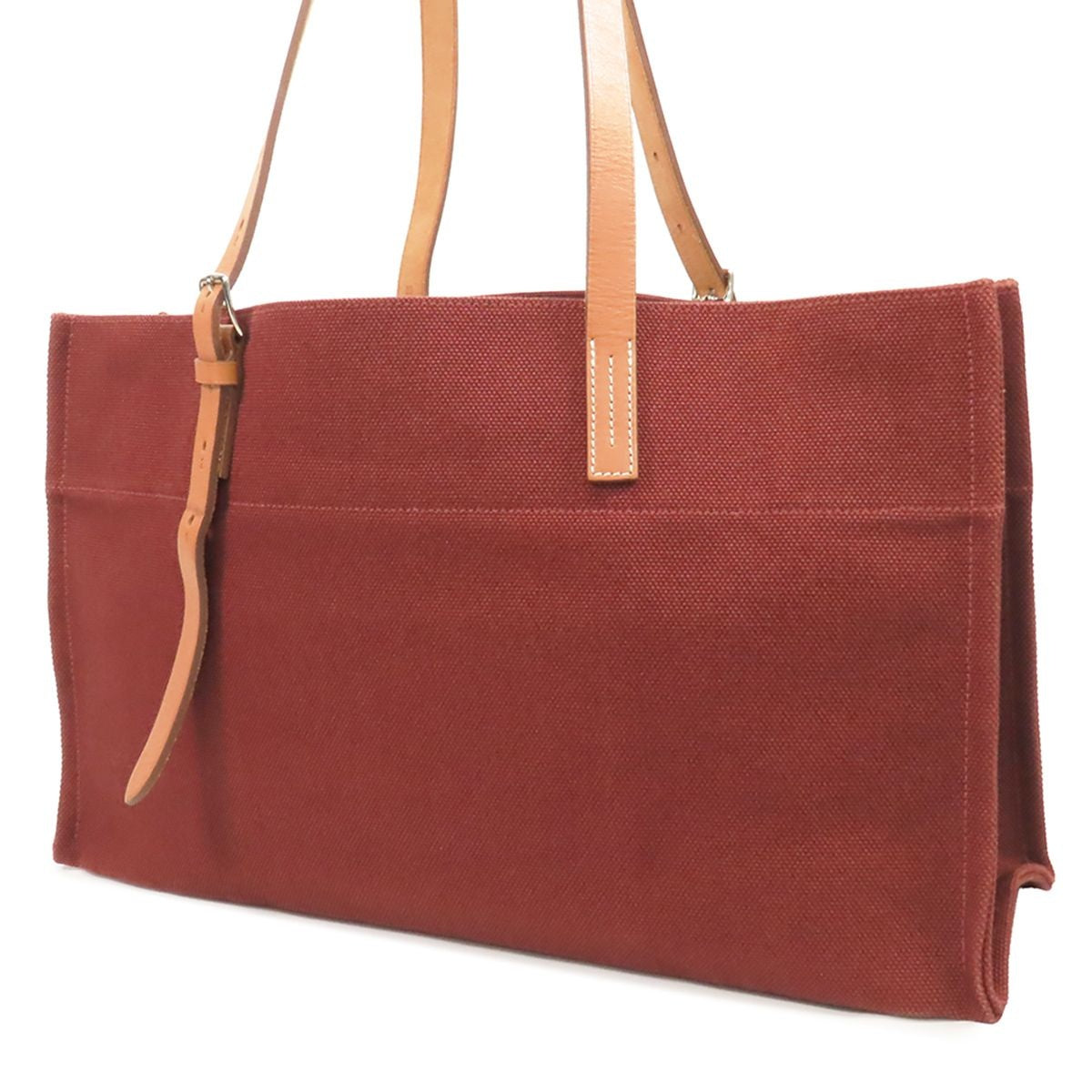 Hermes Etriviere Elan Bordeaux Silver Toilego Tote Bag — view 2
