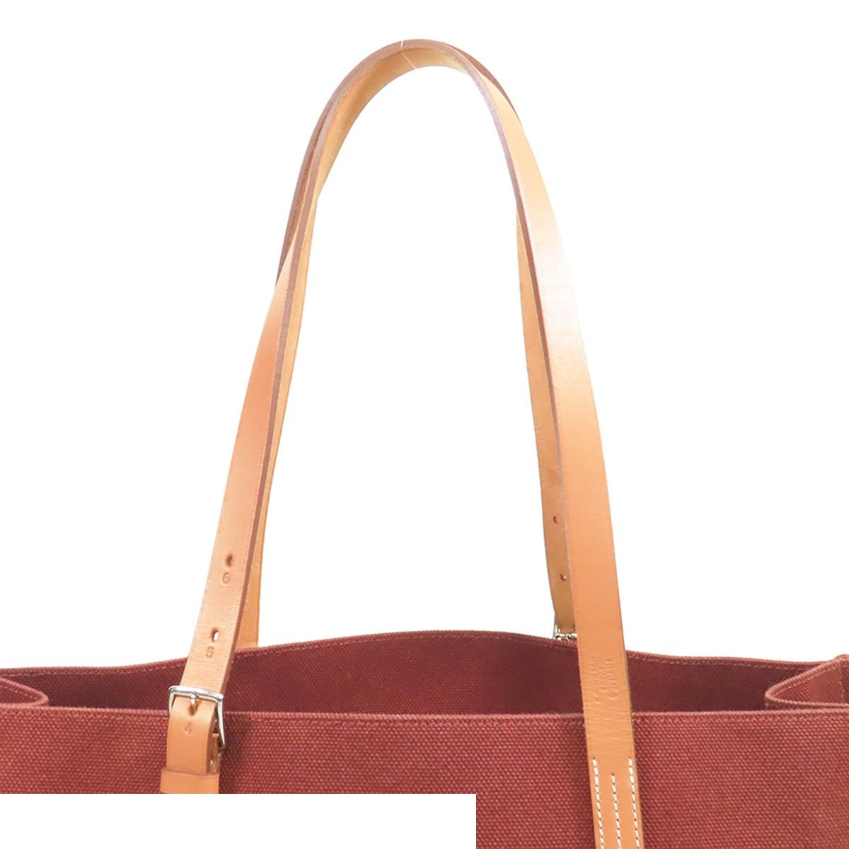 Hermes Etriviere Elan Bordeaux Silver Toilego Tote Bag — view 4