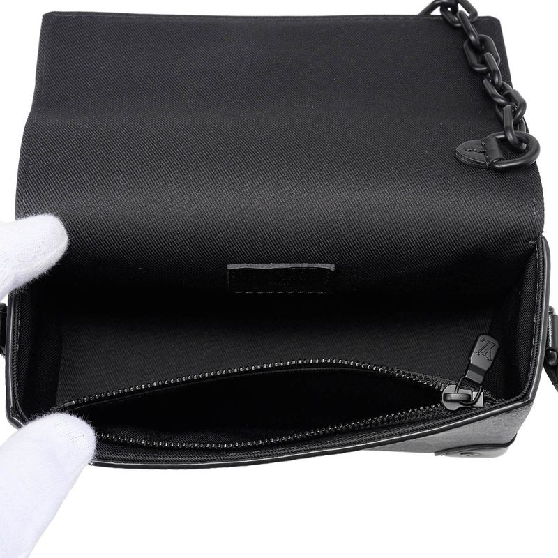 Louis Vuitton Shoulder Bag Steamer Wearable Wallet Black/gray