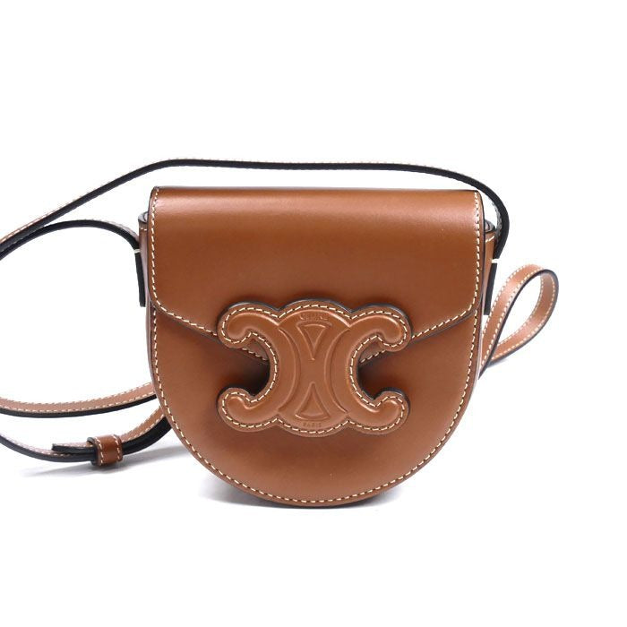 Celine Mini Buzas Cuir Triomphe Shoulder Bag Tan 10 J303 Dpq4 lu
