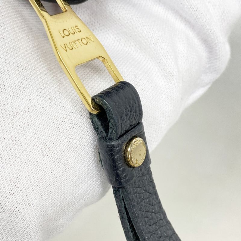 Louis Vuitton Monogram Empreinte Zippy Wallet M61864 Noir Black Ladies