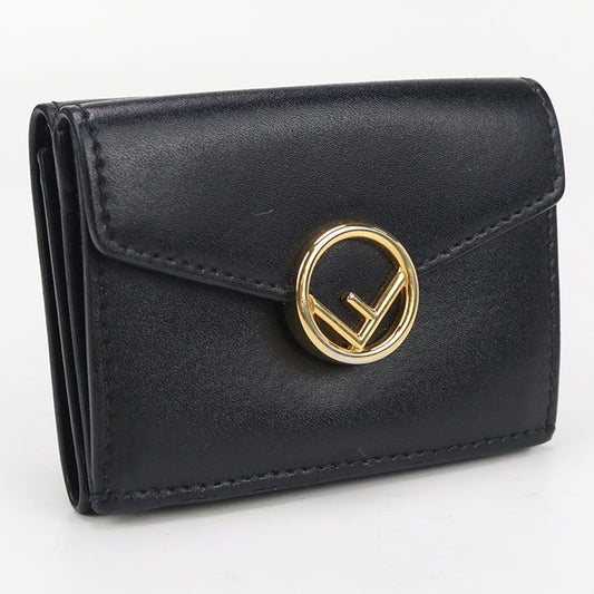 Fendi Micro Trifold Wallet F Is Fendi Fe86771 Trifold Wallet Leather Micro