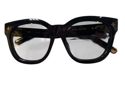 2505 Louis Vuitton Sunglass Es My Monogram Square 5417 Plastic Noir Black Gold