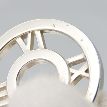 Tiffany & Co Necklace Atlas Open Medallion 925 Silver Approx 3.8g Silver