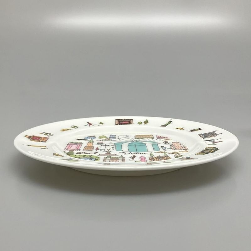 Tiffany & Co Like Dishes 5th Avenue White X Tiffany & Co Blue X Multi Plates X 2