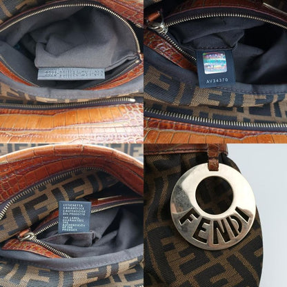 Fendi Zucca Print Brown And Multicolor Canvas 8bh1862373-8bh186-zy4-089