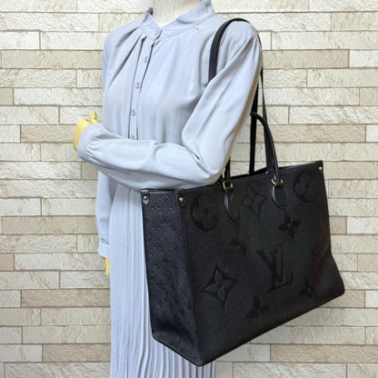 Louis Vuitton Monogram Empreinte Shoulder Bag Black Noir — view 2