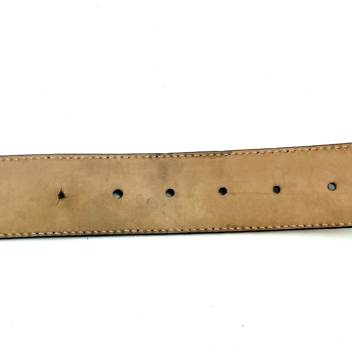 Gucci Interlocking Buckle Guccissima Leather Belt Black — view 14