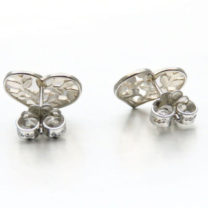 Tiffany & Co Earrings Olive Leaf Heart 925 Silver Approx 1.4g Silver Accessories