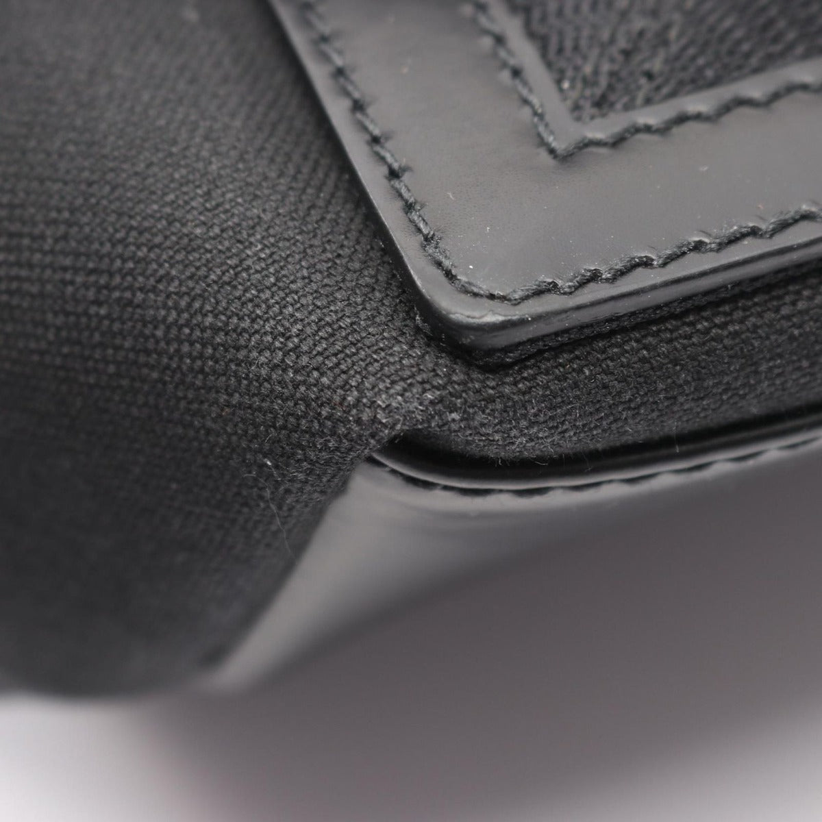 Balenciaga Tote Navy Cabas S Black Canvas Leather — view 5