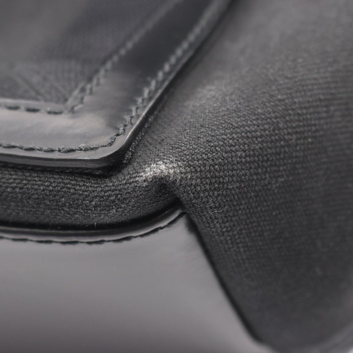 Balenciaga Tote Navy Cabas S Black Canvas Leather — view 6