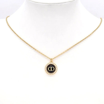 Dior Petit CD Pendant Necklace Gold