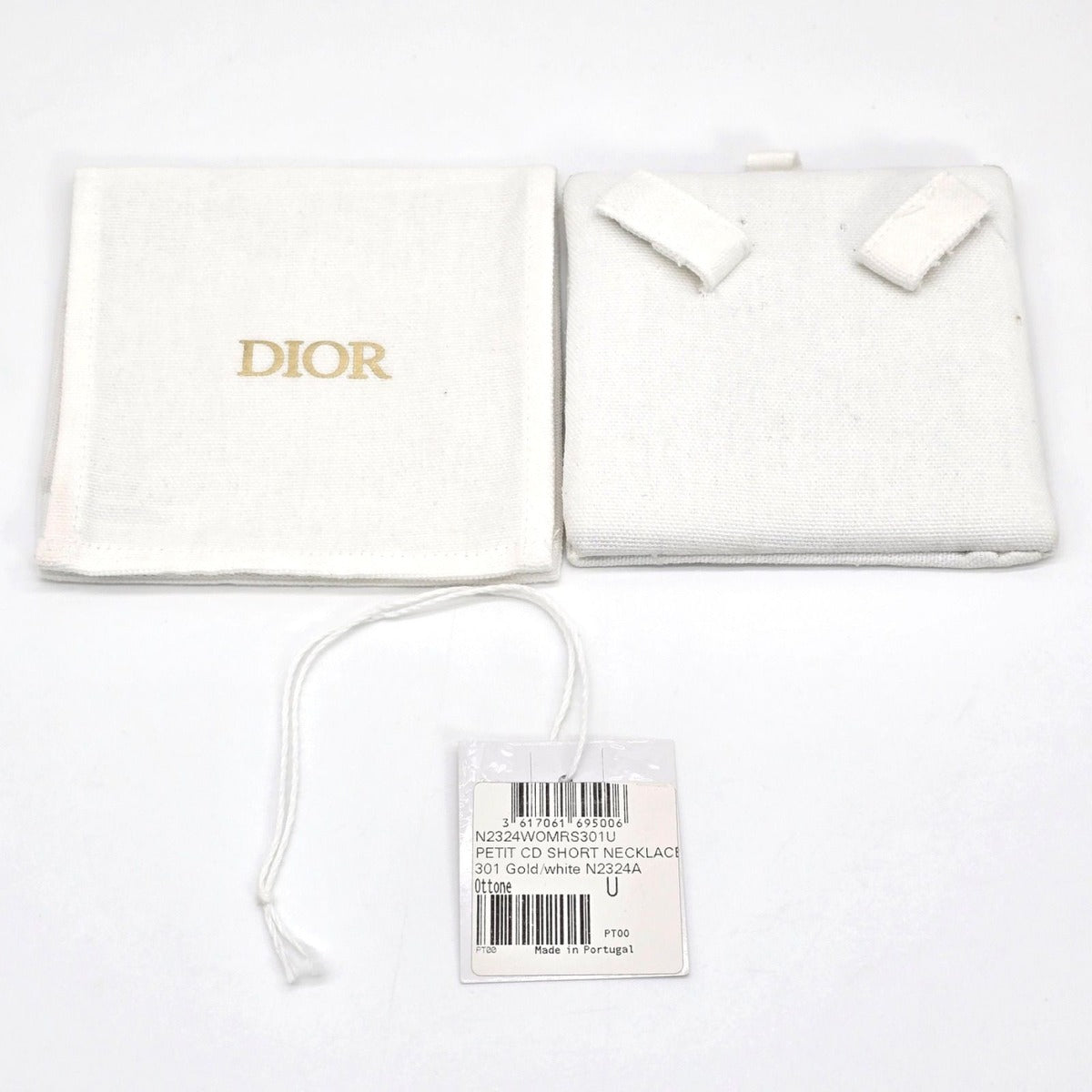 Dior Petit CD Pendant Necklace Gold — view 10