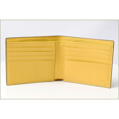 Fendi Wallet Fold Billfold 7 M0169 Elite Shadow Sunflower Work — view 3