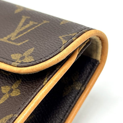 Louis Vuitton Pochette Florentine M51855 Monogram Canvas Brown