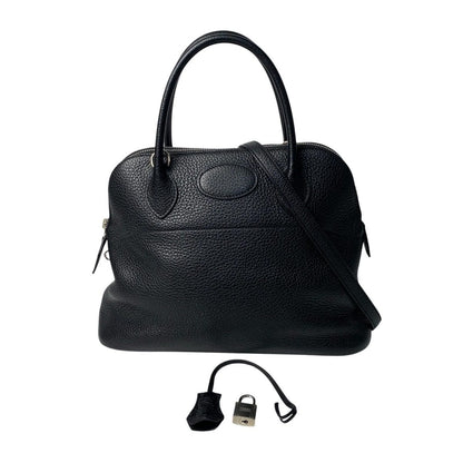 Hermes Bolide 31 2-Way Shoulder Bag Black Taurillon