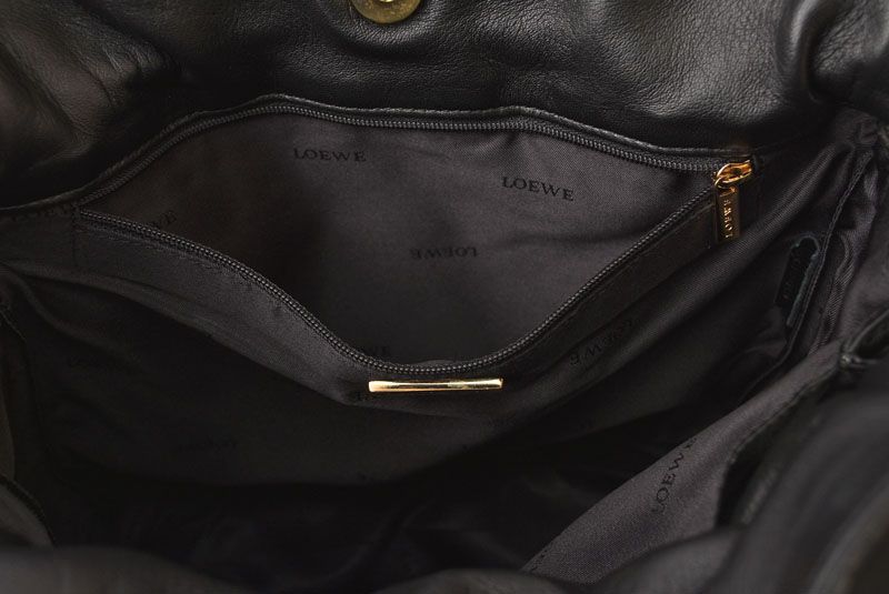 Loewe Flamenco Shoulder Bag Crossbody Anagram Loewe Bag Black Vintage