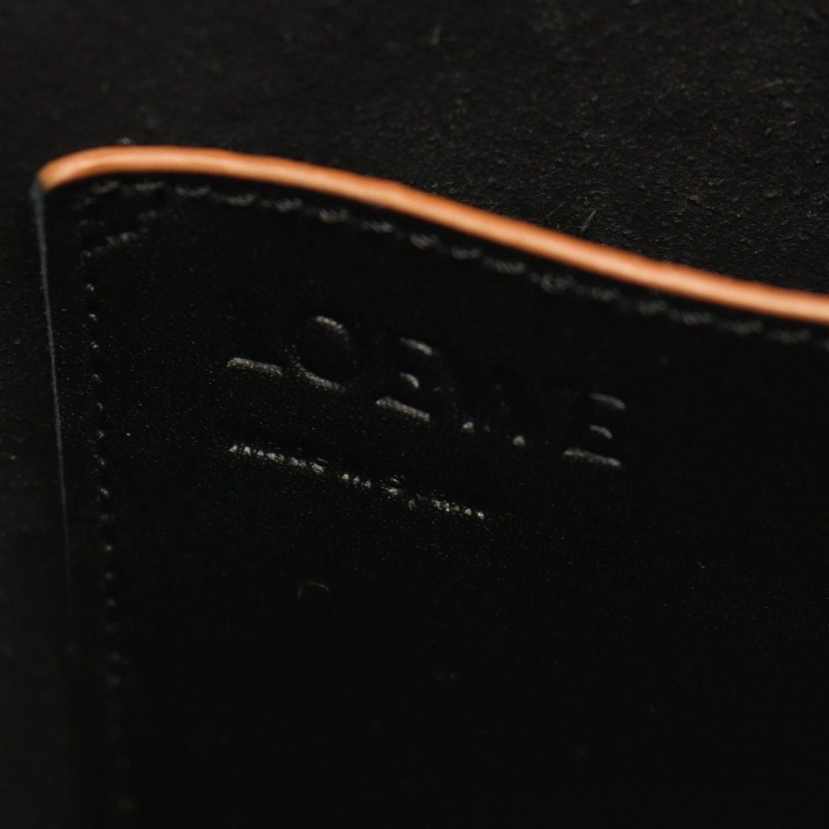Loewe Shoulder Bag Balloon Drawstring 2-Way Black Leather Anagram — view 4