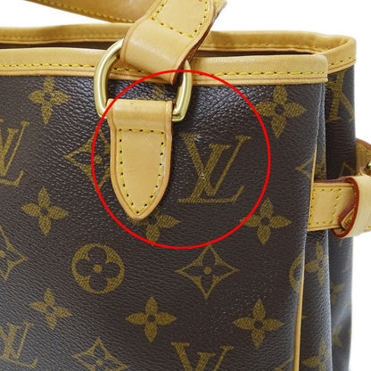 Louis Vuitton Bag Monogram Women's Branded Tote Handbag Batignolles M51156