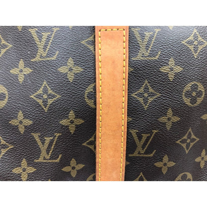 Louis Vuitton Unisex Boston Bag Monogram Keepall 50 Travel Bag