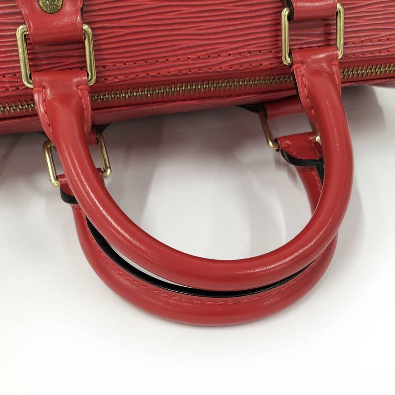 Louis Vuitton Speedy 25 Mini Boston Bag Epi Leather Castilian Red M43017
