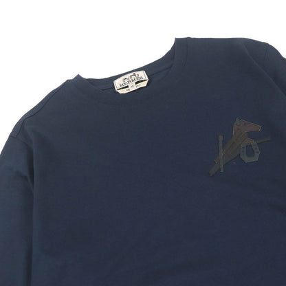 Hermes 22SS Puzzle Esquettre Cotton Sheepskin Crew Neck Short Sleeve T-shirt