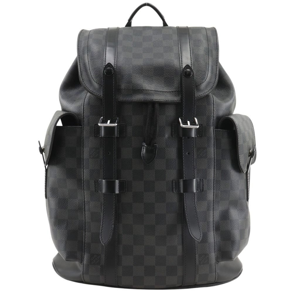 Louis Vuitton Christopher PM Damier Graphite Canvas Black Backpack