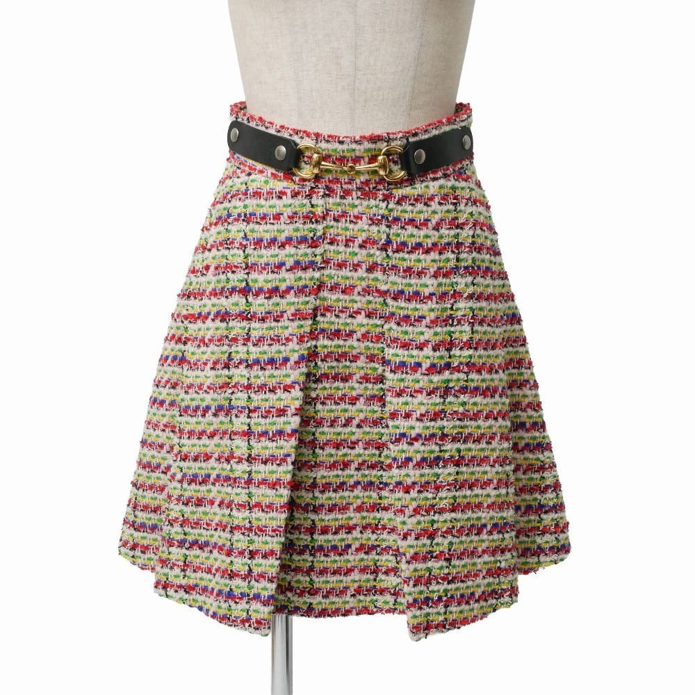Gucci Skirt Horsebit Tweed