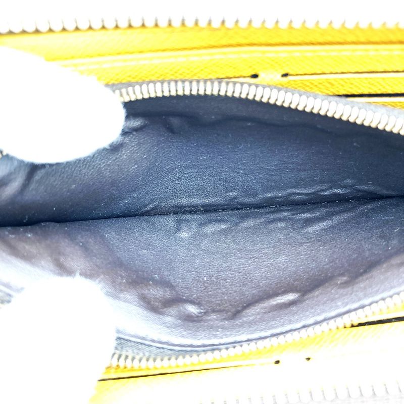 Louis Vuittonm60744 Portefeuille-cles Mance Mimosa Round Long Wallet Brown