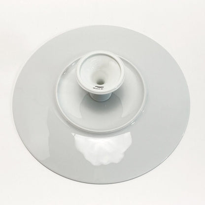 Fendi Orlock Logo Cake Stand Plate Tableware Collection Porcelain with Box