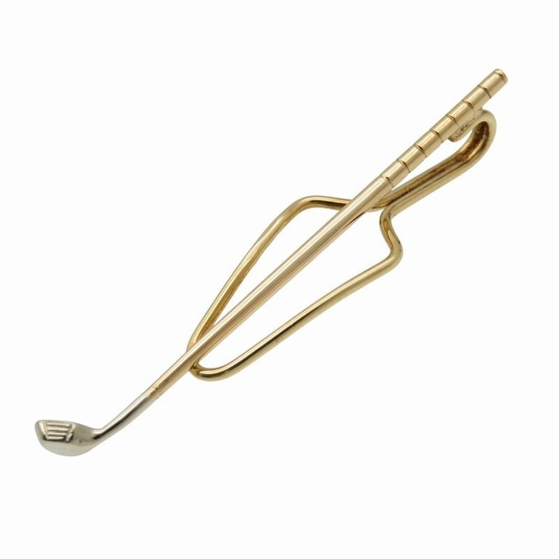 Tiffany & Co Golf Club Tie Pin K14 Yellow Gold