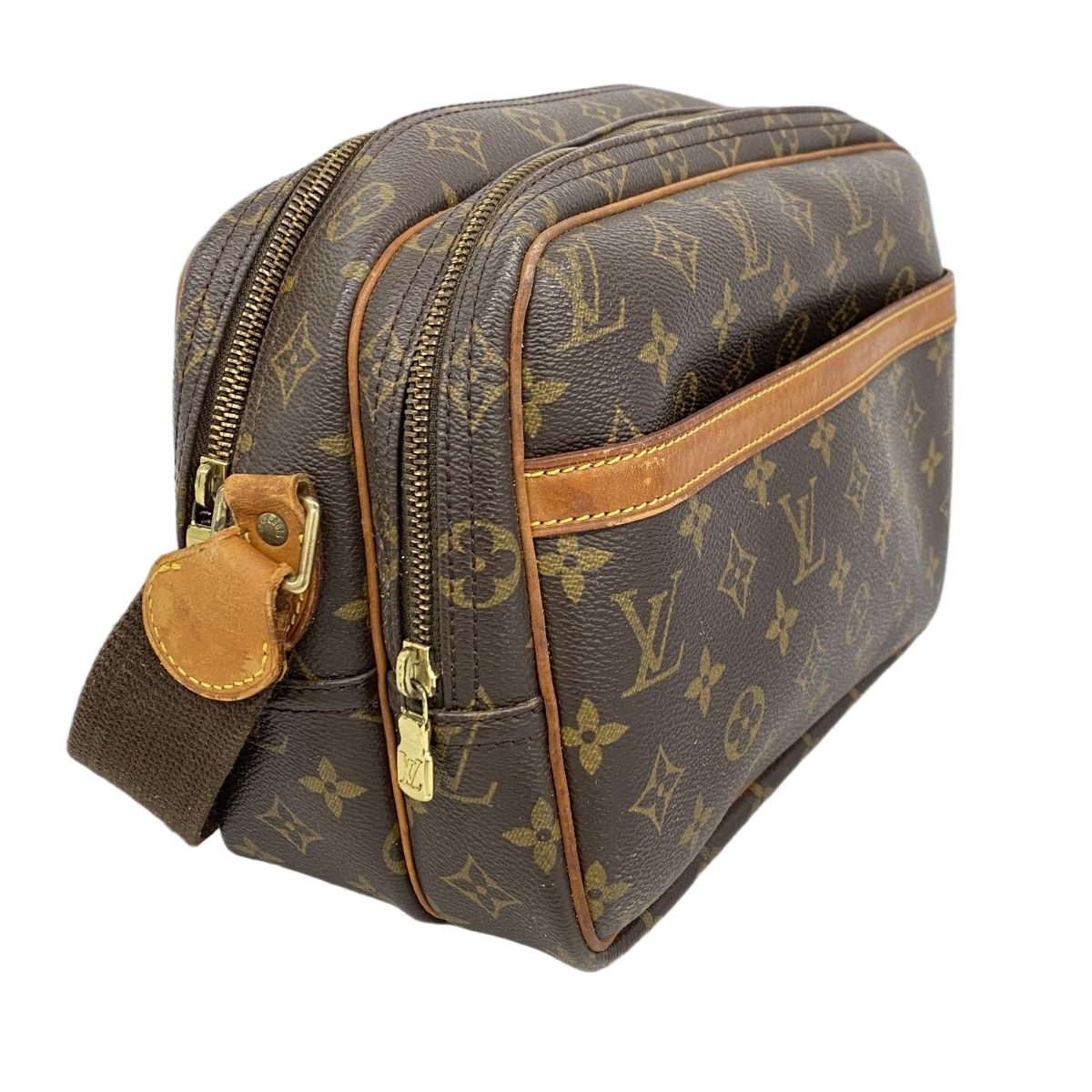 Louis Vuitton Shoulder Bag Monogram Reporter PM Brown — view 2