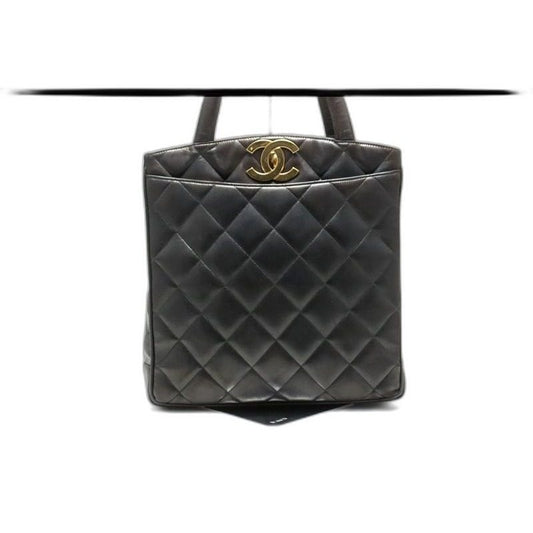 Chanel Quilted Leather Tote