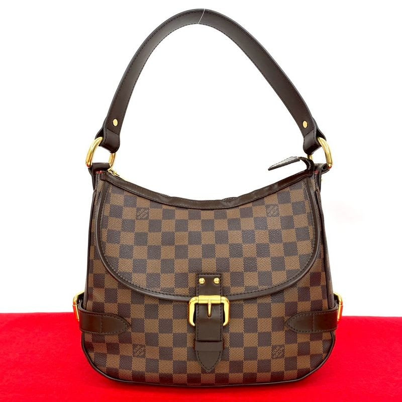 Louis Vuitton Highbury Damier Ebene Leather Semi-one Shoulder Bag Tote Bag