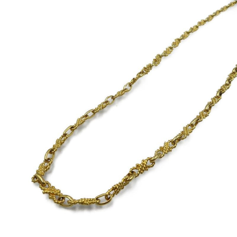 Celine Metal Gold Vintage Necklace Accessory 0171