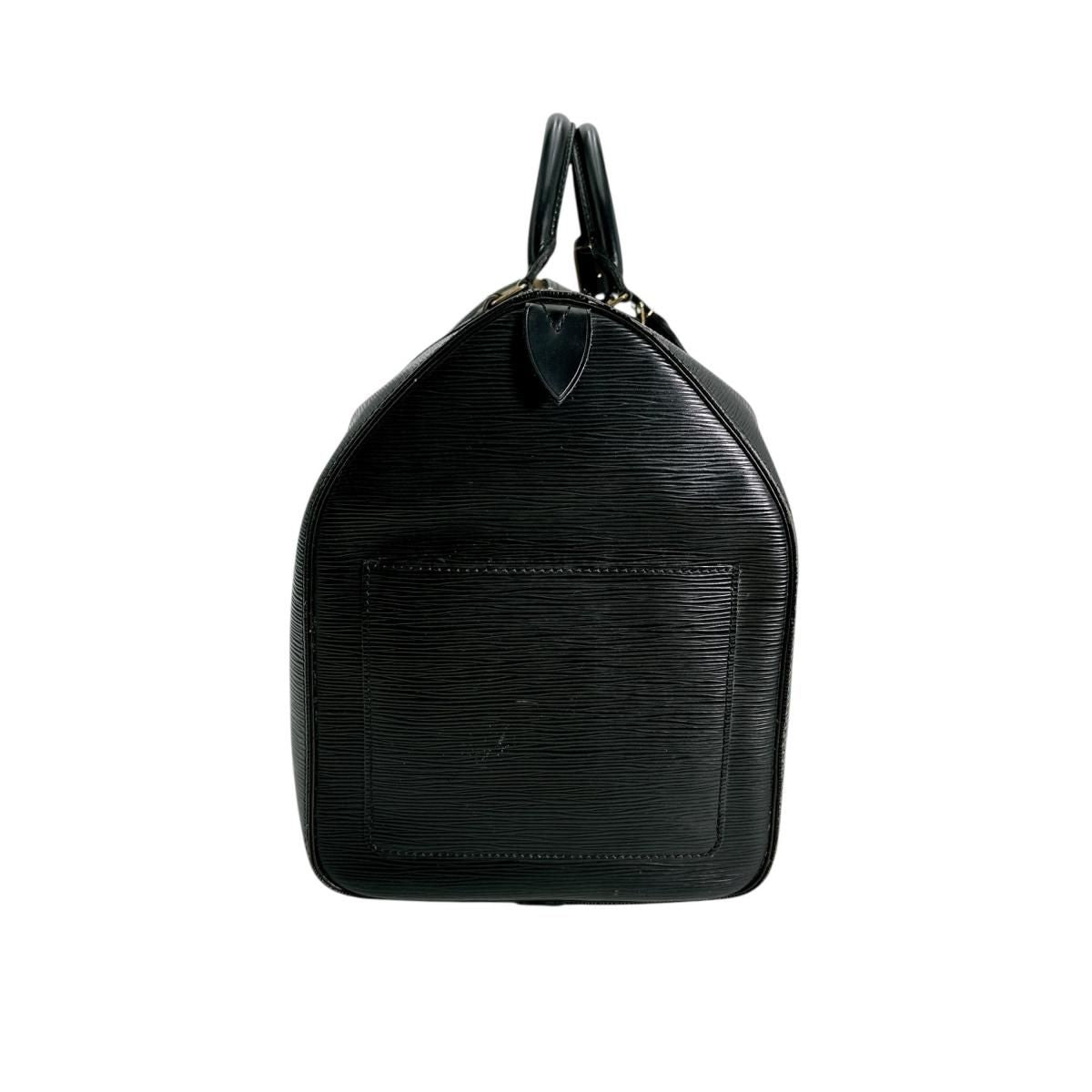 Louis Vuitton Epi Travel Bag Keepall 50 Boston Black