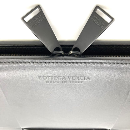 Bottega Veneta Maxi Intrecciato Arco Document Case Briefcase Calf Black Men's