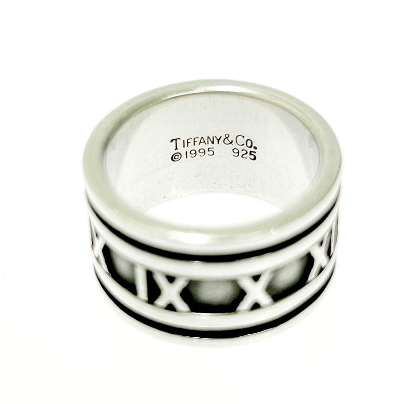 Tiffany & Co Silver Atlas Wide Ring 11.2g 925 Engraved 483461 Ring
