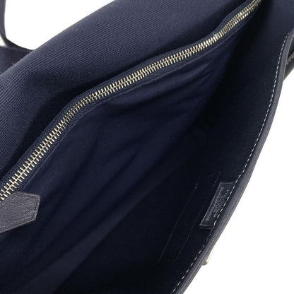 Hermes Buenaventura Mini Blue Indigo Silver Hardware Shoulder Bag