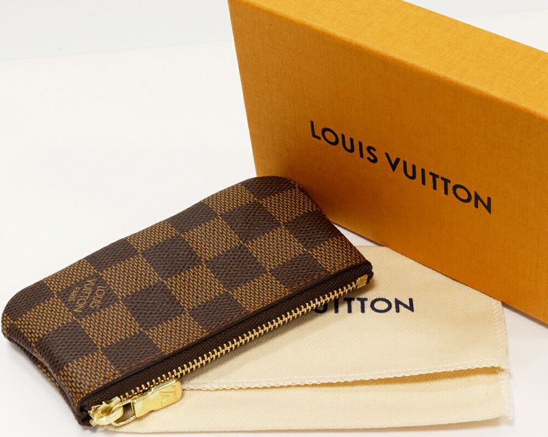 Louis Vuitton Coin Case Key Case Damier Pochette Cles N62658
