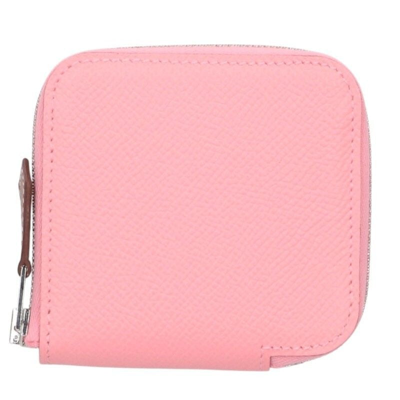 Hermes Azap Mini Silk-in Rose Confetti Vaux Epson Coin Case