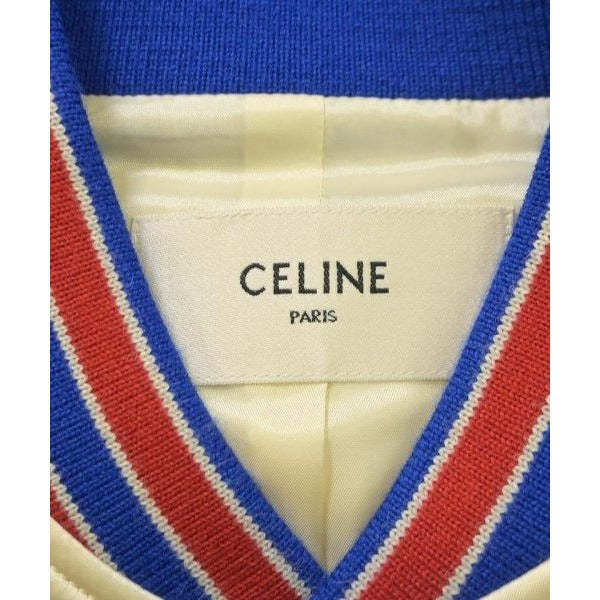 Celine Stadium Jacket Red 46 Ivoryx X Blue — view 3