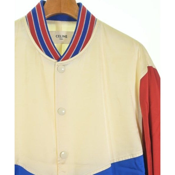 Celine Stadium Jacket Red 46 Ivoryx X Blue — view 4
